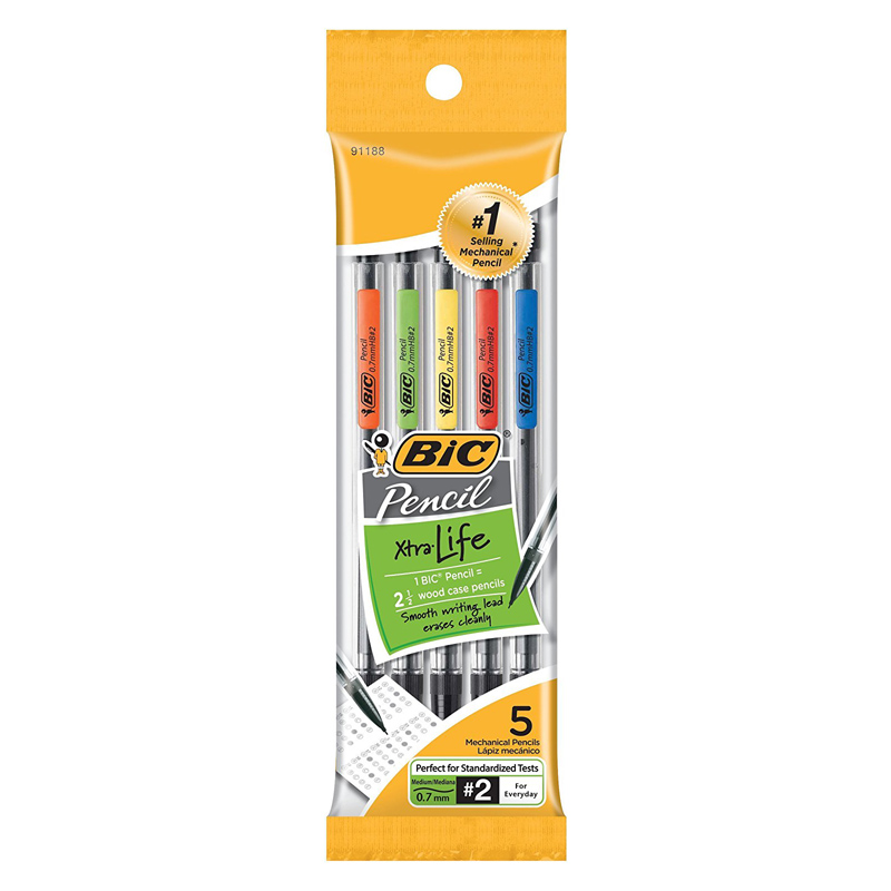 Bic® Xtra Life 0.7mm Mechanical Pencil Pack of 5