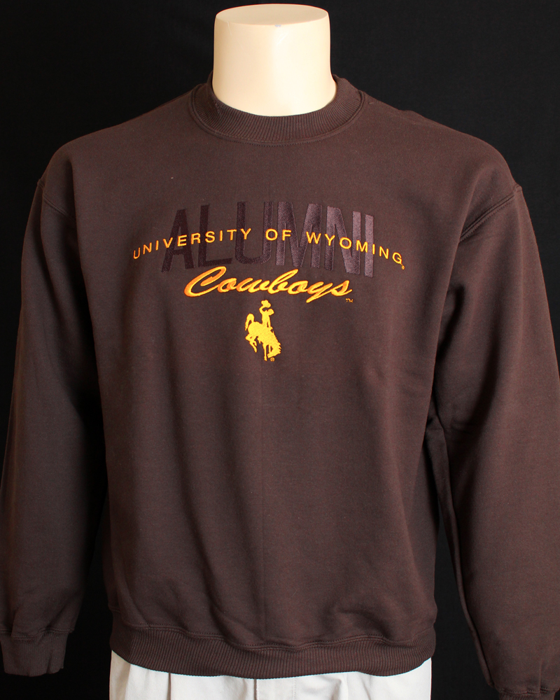 University Of Wyoming Alumni Crew Sweatshirt University of Wyoming Store