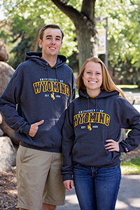 Champion® Embroidered University of Wyoming Hoodie