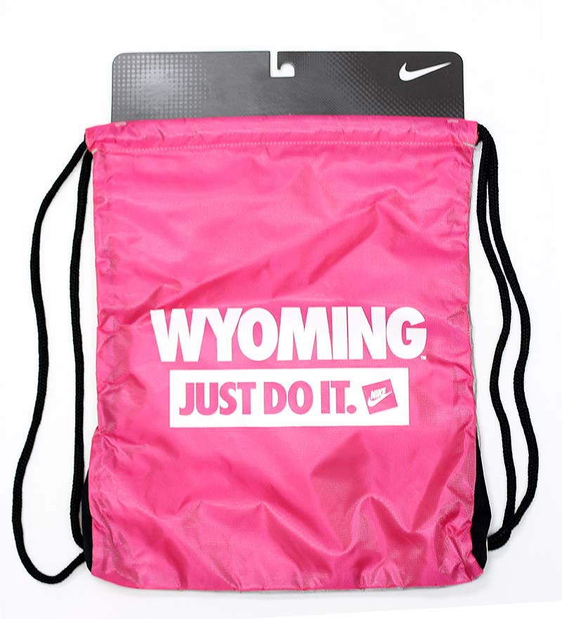 Nike Wyoming Just Do It Cinch Bag University of Wyoming Store