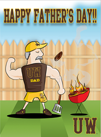 Happy Father's Day Tailgate Card