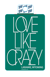 Blue 84® Love Like Crazy Sticker