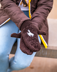 Logofit® Knit Bucking Horse Mittins