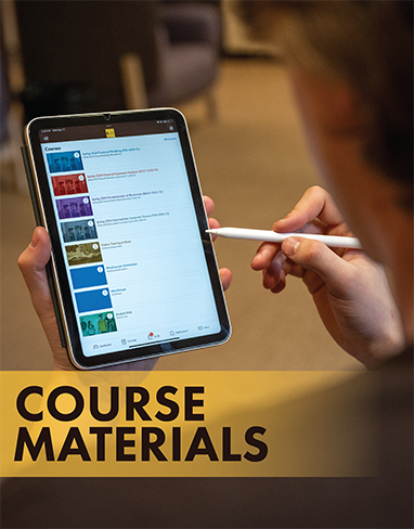 Course materials graphic