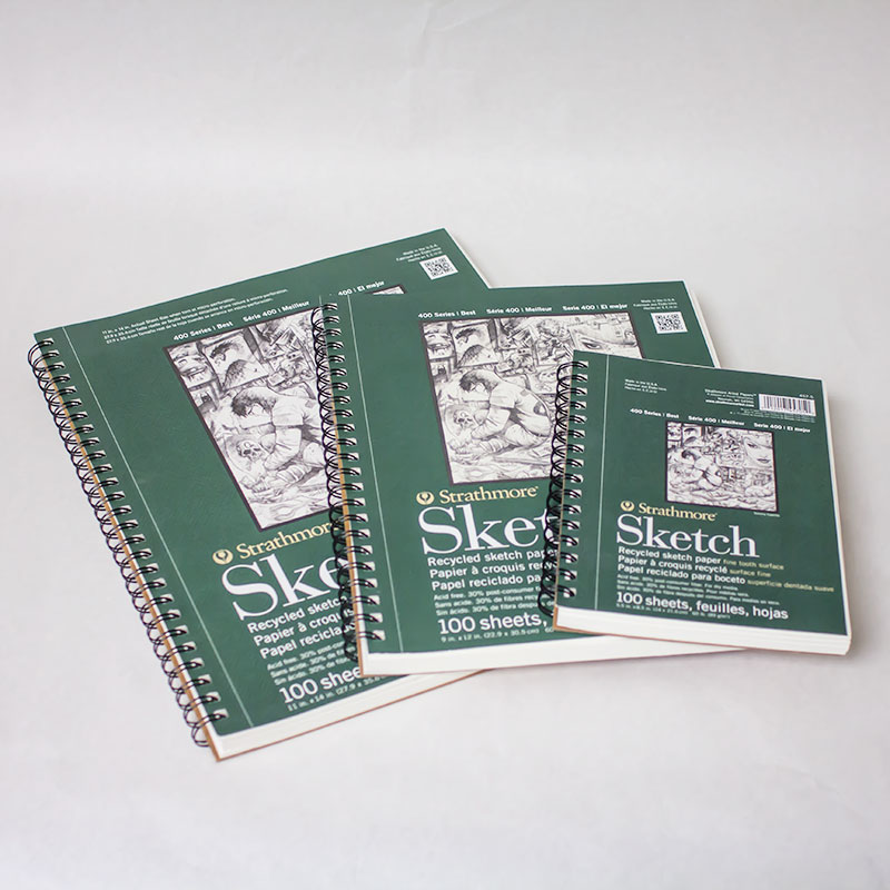 STRATHMORE VISION SKETCH BOOK 9X12, 50#, 110PG (2/PK) — GITZ Office Supplies