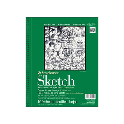 Sketchbook 9"x12" (SKU 104432791625)