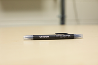 Dual Tip Black Calligraphy Pen - Black