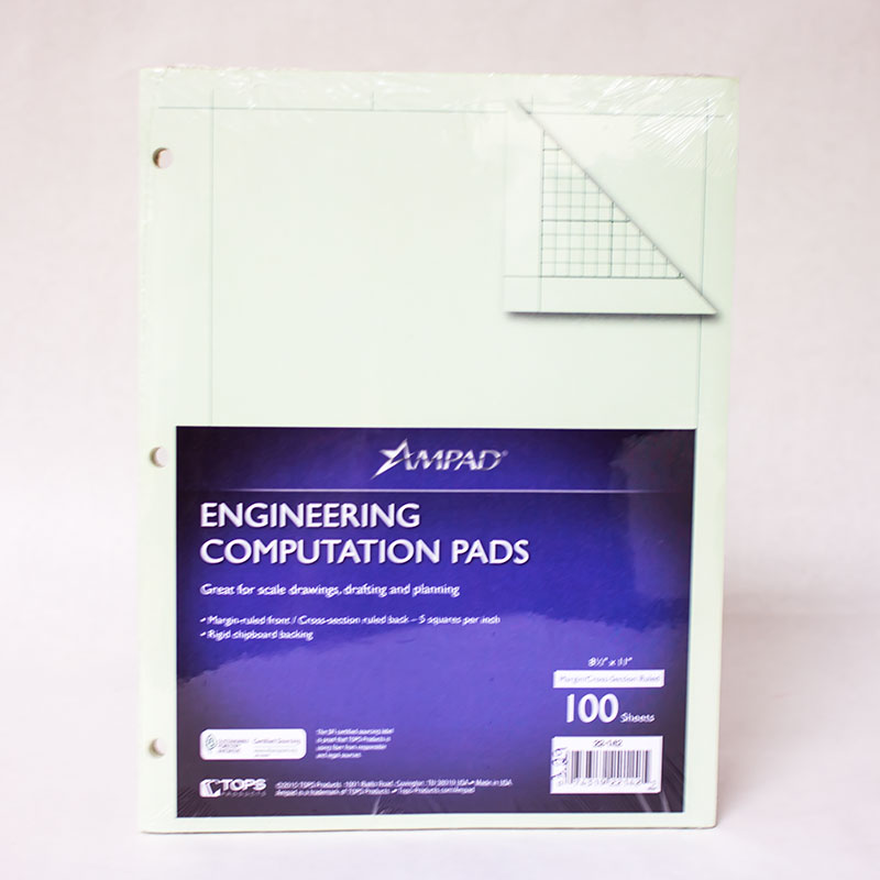 100 Sheet Engineering Comp Pad