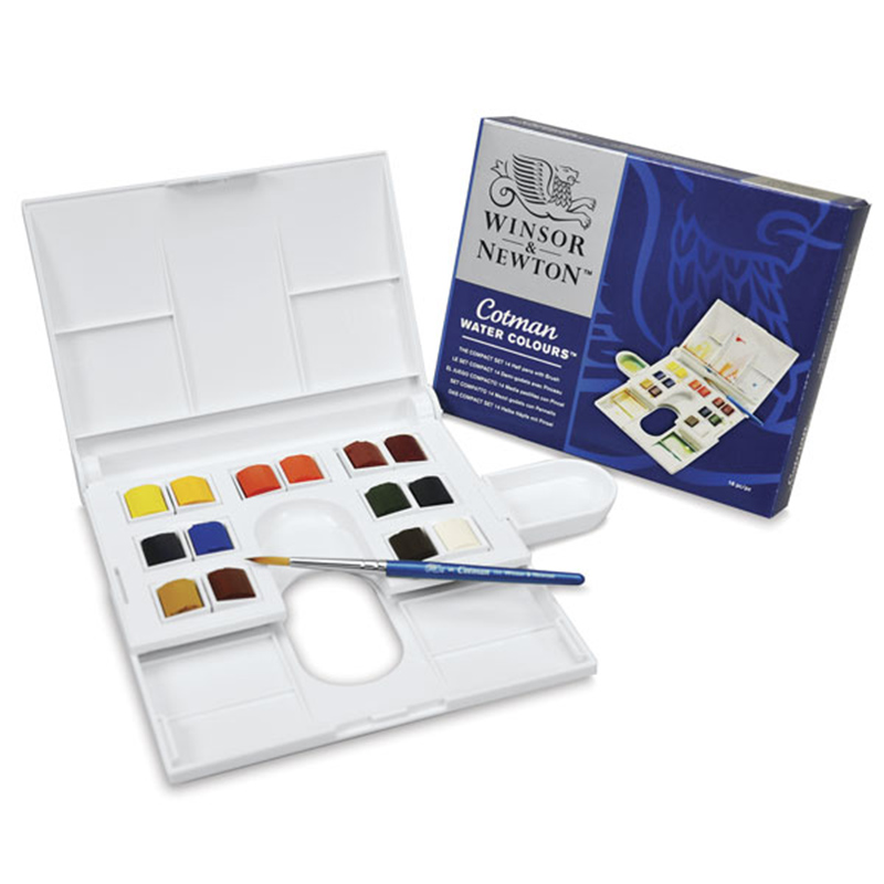 Winsor & Newton Cotman Water Colours - 14 Piece Set