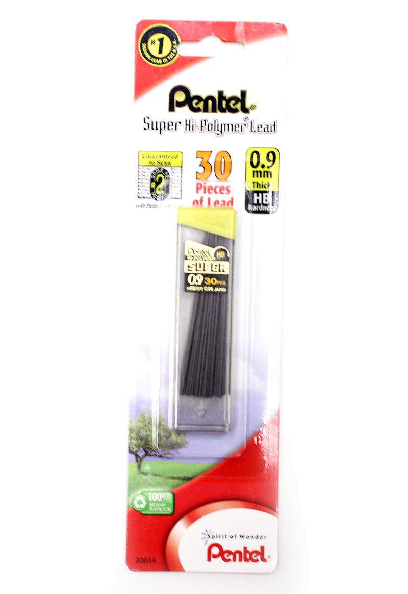 Pentel 30 Piece .9mm Pencil Lead