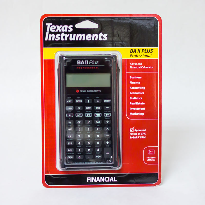 Texas Instruments BA II PLUS Professional University Store