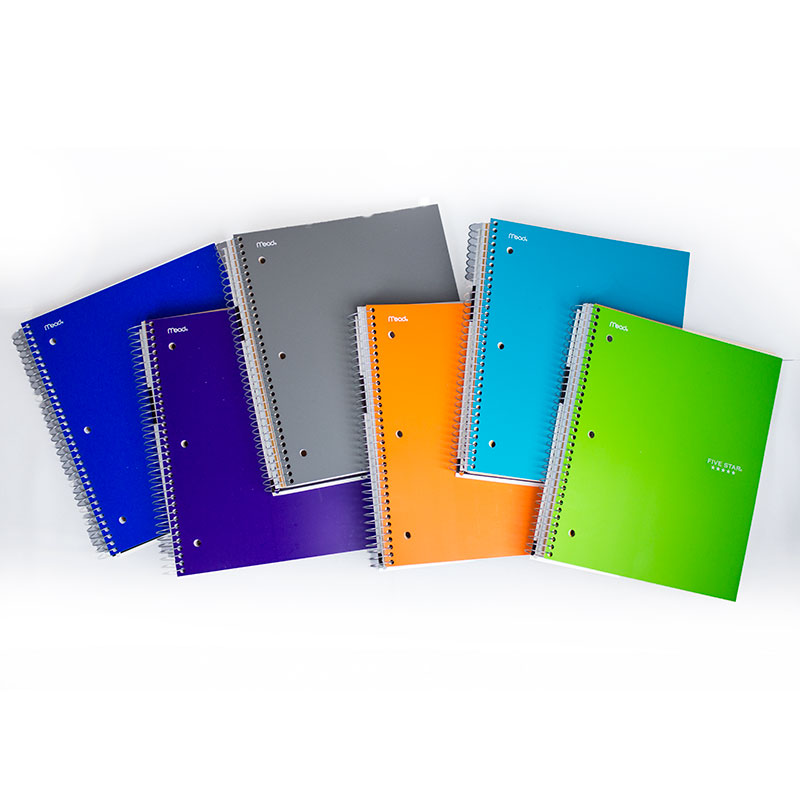Notebook 5 Star Five Subject Trend Colors