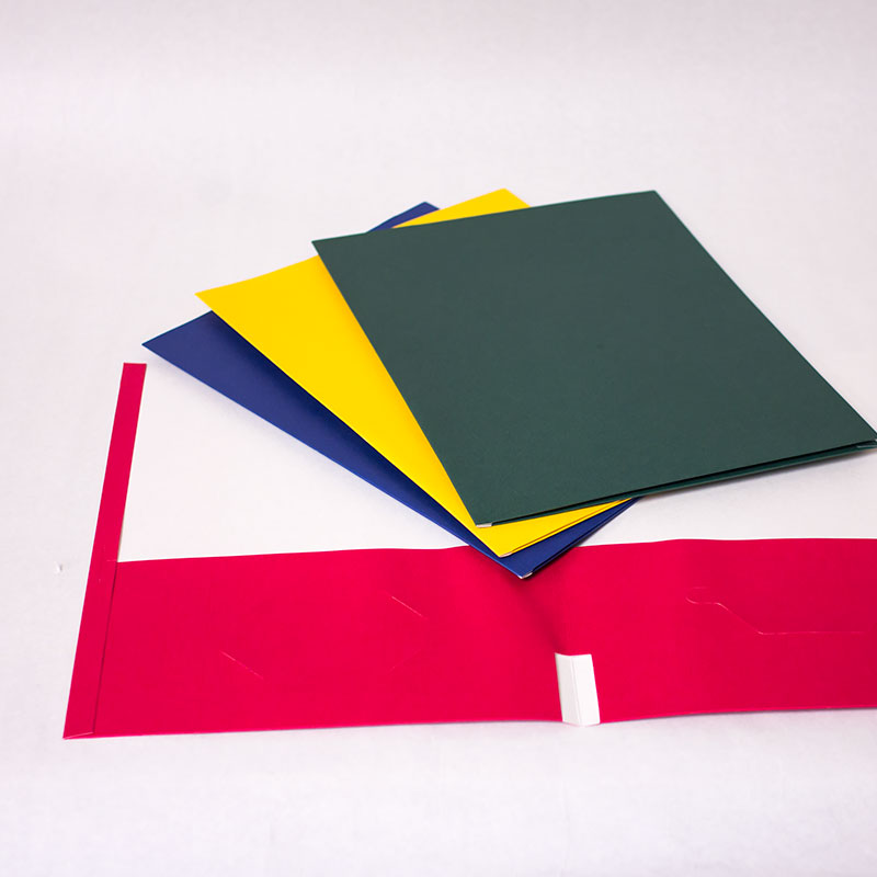 Two Pocket Folder Assorted Recycled