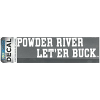 CDI Corp. Colorshock™ Powder River Let 'Er Buck Decal - main view