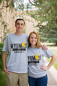 Champion® Wyoming Cowboys Short Sleeve Tee