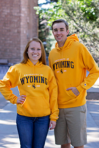 1A. Champion® University of Wyoming Est. 1886 Hood