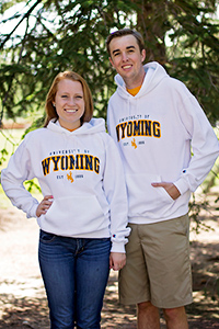 1A. Champion® University of Wyoming Est. 1886 Hood