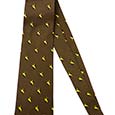 Silk Tie with Scattered Bucking Horse