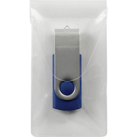 SELF ADHESIVE POLY USB FLASH DRIVE POCKET
