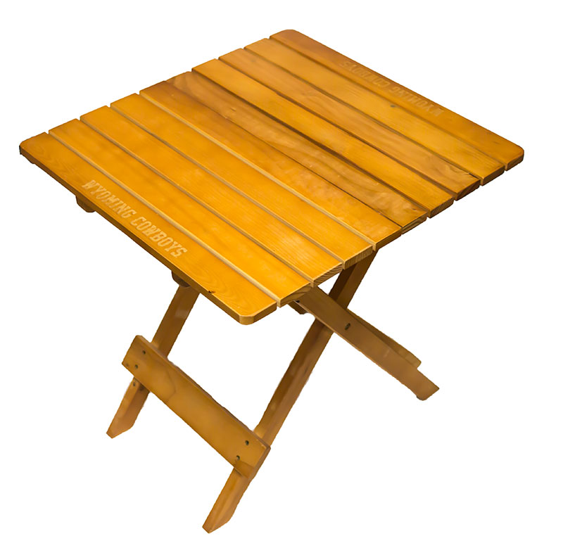 Wyoming Cowboys Artisan Tailgate Table