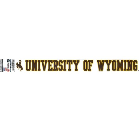 CDI Corp. Colorshock™ University of Wyoming Static Cling (SKU 135854641584)
