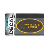 CDI Corp. Colorshock™ Oval University of Wyoming Decal