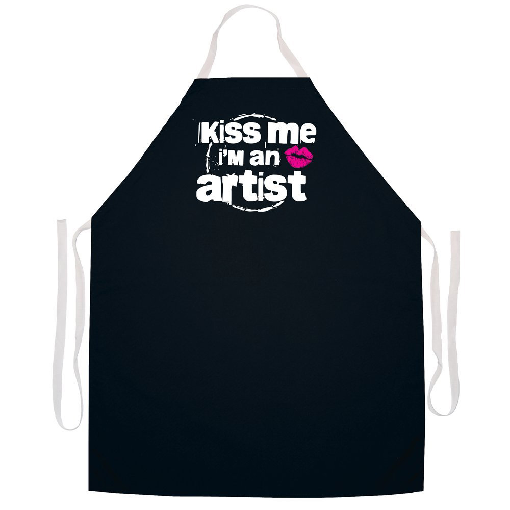 Kiss Me I'm an Artist Art Apron