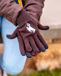 Logofit® Text Compatible Bucking Horse Gloves