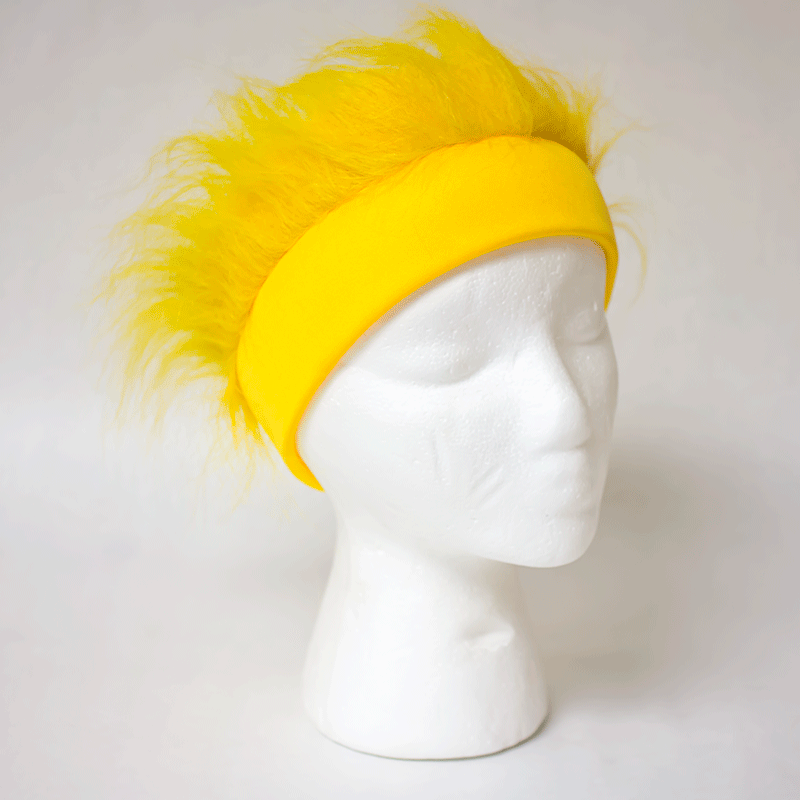 Gameday Gold Wig Headband