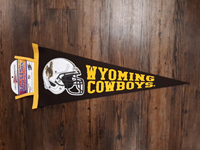 Wyoming Cowboys Football Helmet Felt Pennant