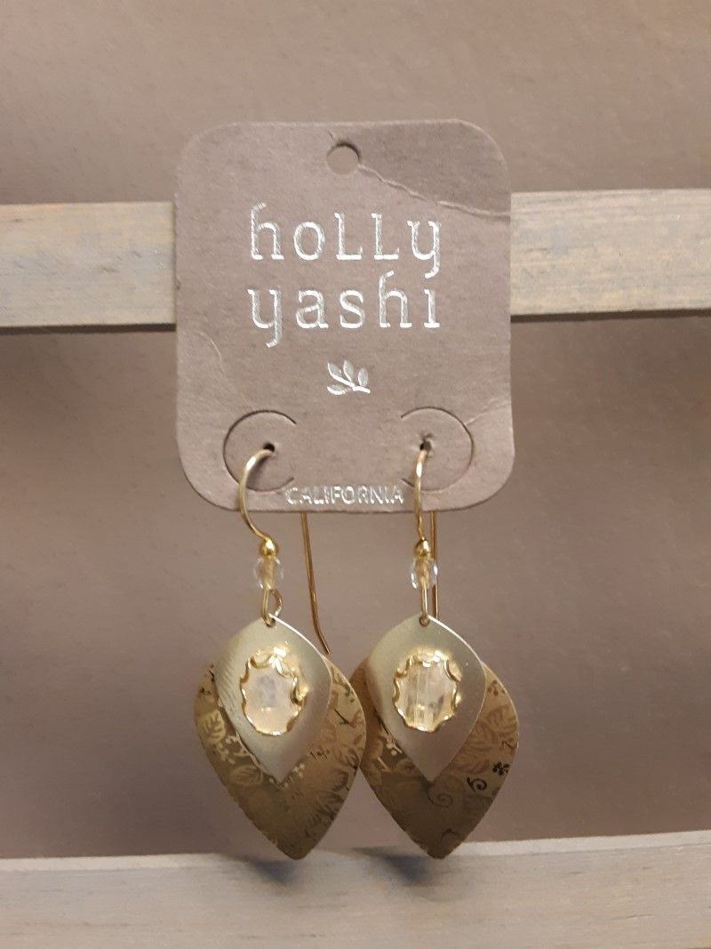 Holly Yashi® Gold/Rainbow Arabella Earrings (SKU 137094331183)