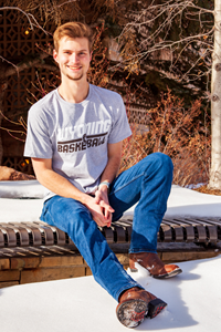 Champion® Grey Wyoming Sports Tee