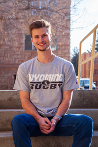 Grey Wyoming Sports Tee