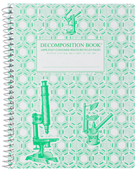 Coilbound Decomposition Book Microscope Grid Pages