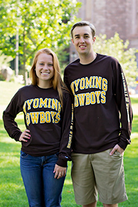 Wyoming Cowboys Brown Long Sleeve