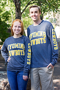 Granite Wyoming Cowboys Long Sleeve Tee