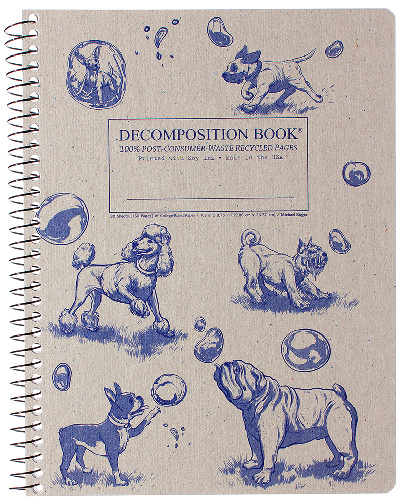 Coilbound Decomposition Book Dogs And Bubbles (SKU 137459361501)