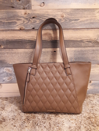 Vera Bradley Small Avery Tote In Cognac