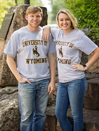 2C. Champion® University of Wyoming Tee