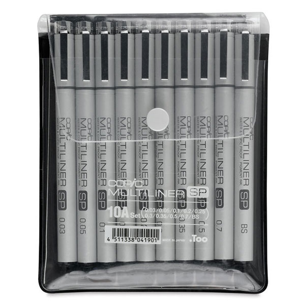 COPIC Multiliner SP Set 10A