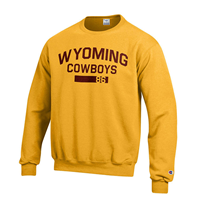 1C. Champion® Wyoming Cowboys Crew