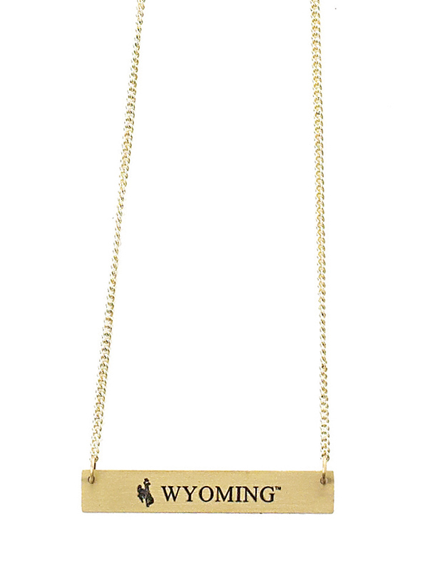 LXG® Contemporary Metal Wyoming Bar Necklace (SKU 138344871183)