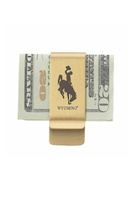 Contemporary Metal Wyoming Money Clip