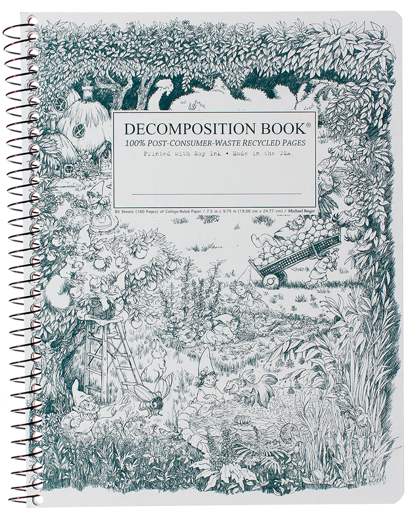 Coilbound Decomposition Book Gardening Gnomes (SKU 138538531501)