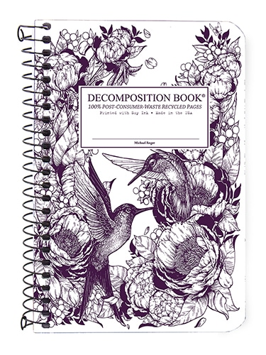 Coilbound Decomposition Book Hummingbirds (SKU 138538601501)