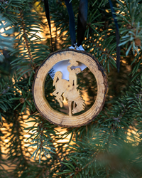 Scraps & Sawdust Bucking Horse Ornament