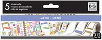 Food Menu Planner Sticker Roll