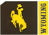 Blank Wyoming Bucking Horse Card