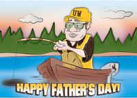 Happy Father's Day Fishing Card