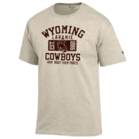 Champion® Wyoming Cowboys Oatmeal Tee